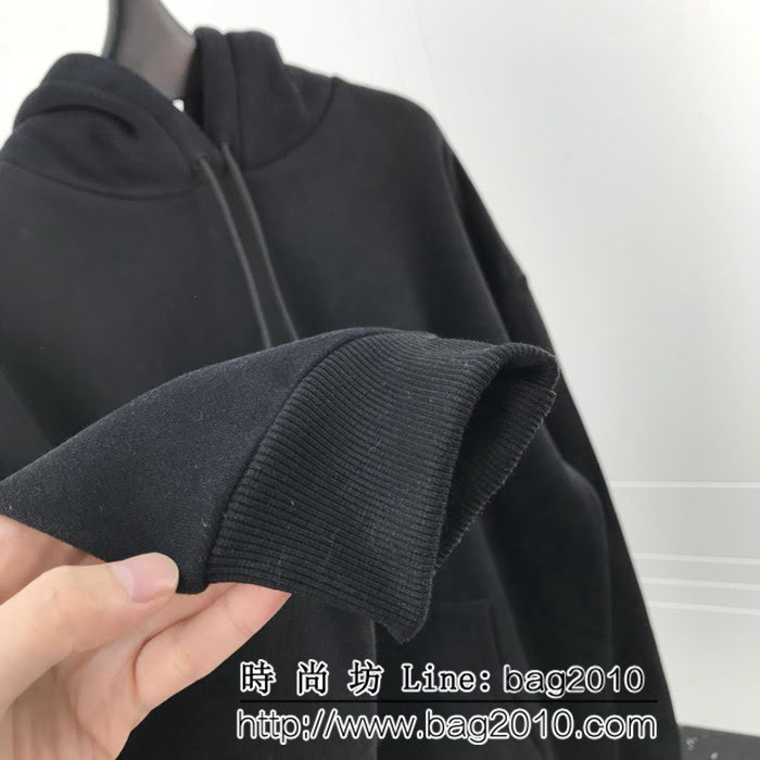 BALENCIAGA巴黎世家 18ss秋冬新款 背後字母印花連帽衛衣 定制面料 內裏抓絨 原版複刻 原版os超大版型 男女同款 ydi2476